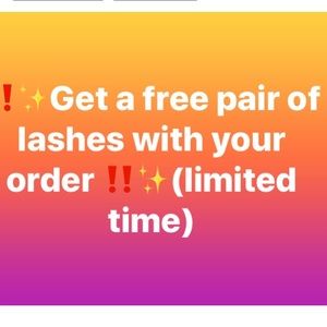 FREE LASHES ‼️✨💕